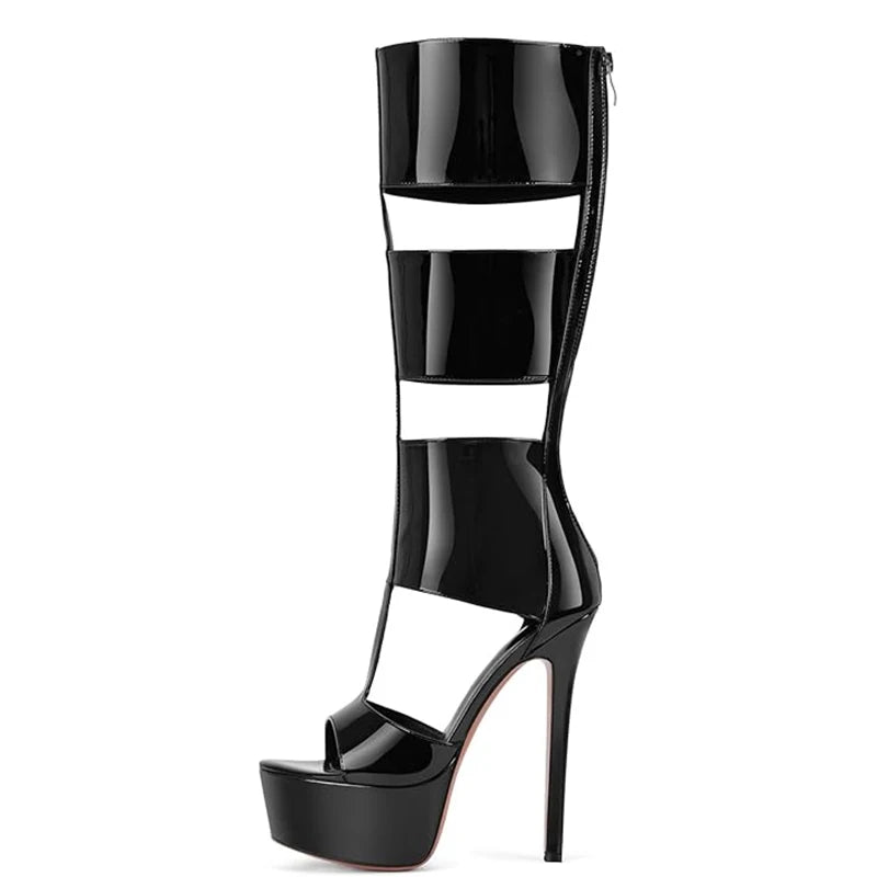 LIZAKOSHT  -  Summer sexy high heel platform  women sandal belt peep toe night party sandal