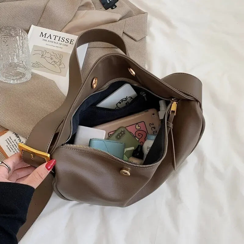 LIZAKOSHT  -  Crossbody bag female new dumpling bag minimalist fashion wild Korean small round bag ladies shoulder bag armpit bag