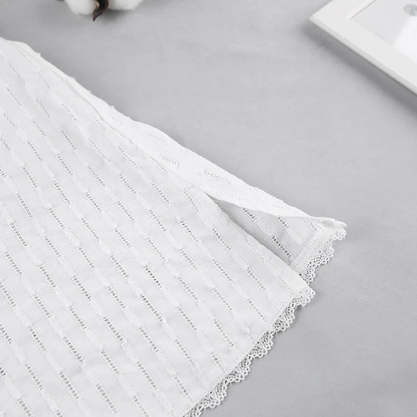LIZAKOSHT  -  Women's French Lace Sleep Dress Sexy V-Neck Nightgown Thin Cotton Sleeveless Short Sleepwear Cute Home Dress for Women