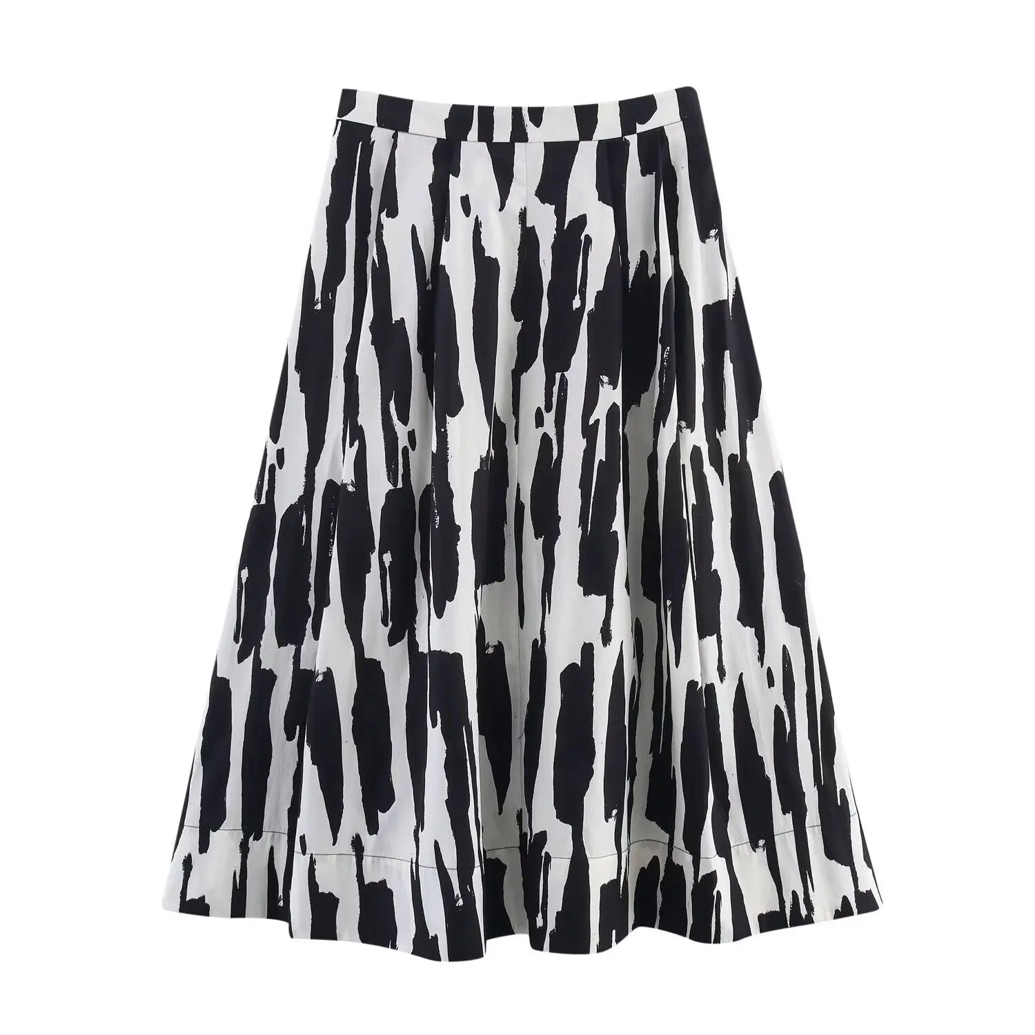 LIZAKOSHT  -  Women's Skirts Summer 2025 New Print Elegant Women's High Waist Skirts Chic Casual Joker Summer Travel Youth Skirts