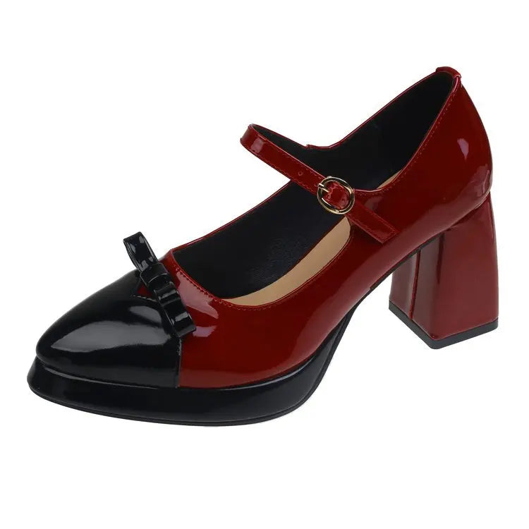 LIZAKOSHT  -  Women Shoes Spring Pumps Casual Heels Chunky Sandals Footwear Pointed Wedge Basketball Platform Mary Jane Latest Comfortabl