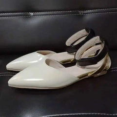 LIZAKOSHT  -  Pointed Toe Women Sandal Casual Flat Heel Shoes Fashion Hook Loop Ankle Buckle Women's Sandal Trend Shoes