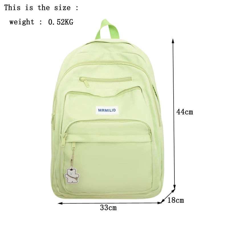 LIZAKOSHT  -  New Multi-pocket Women Backpack High Quality Youth Waterproof Backpacks for Teenage Girls Boys Female School Bag Rucksack