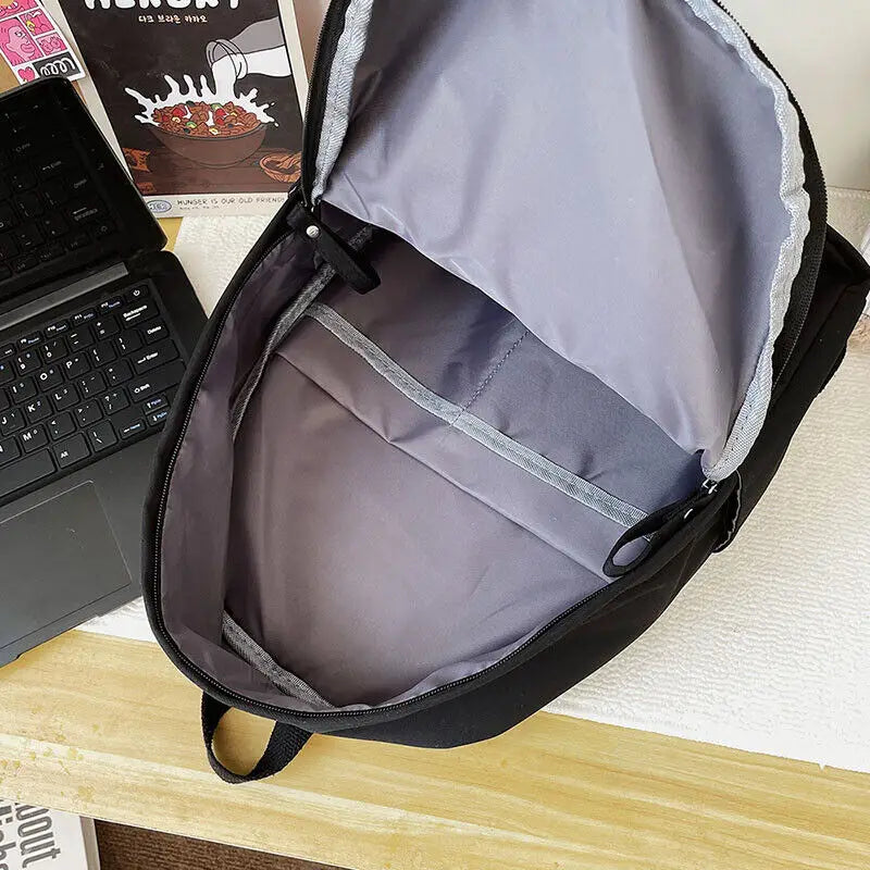 LIZAKOSHT  -  Canvas Women Backpack Anti-theft Shoulder Bag School Bag Fashion Backpack