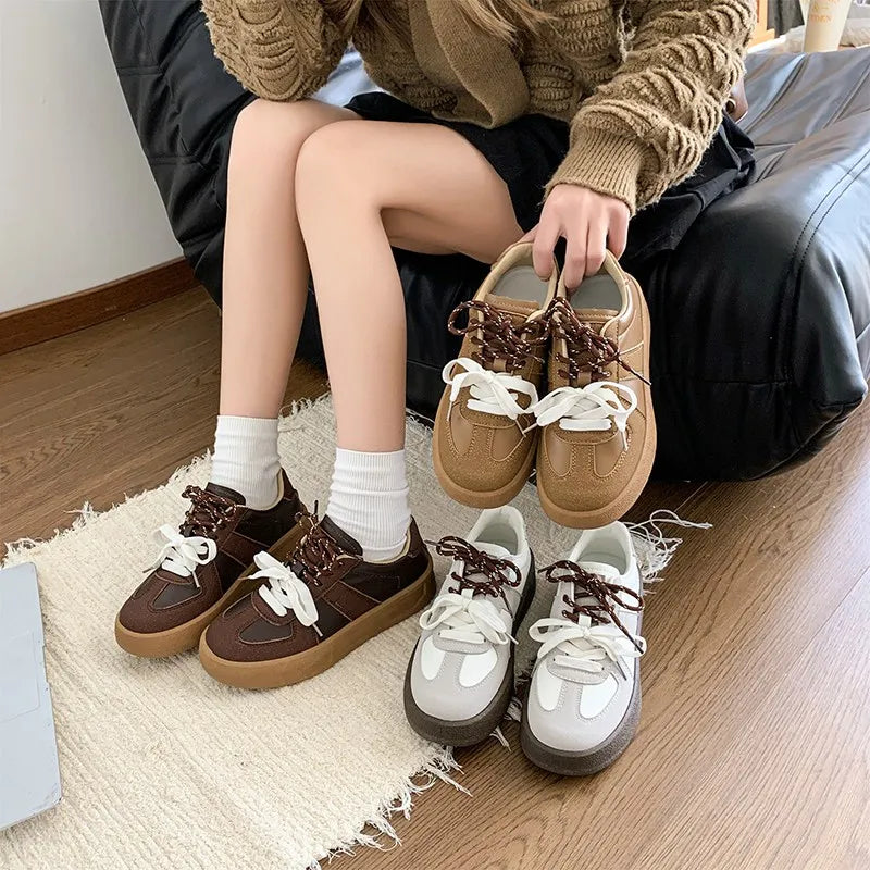 LIZAKOSHT  -  Womens Trainers Shoes Casual Female Sneakers Woman-shoes Running Fashion Mesh Roses Flat Autumn Leisure Shoes Sneakers Brea