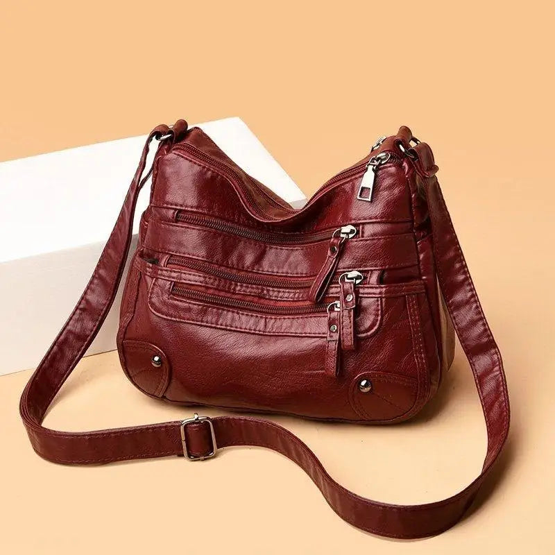 LIZAKOSHT  -  Soft Leather Crossbody Bag Women's Multi-ket oulder Bag ABENUOR Hobo Sle Spring 2026 Faion Trend