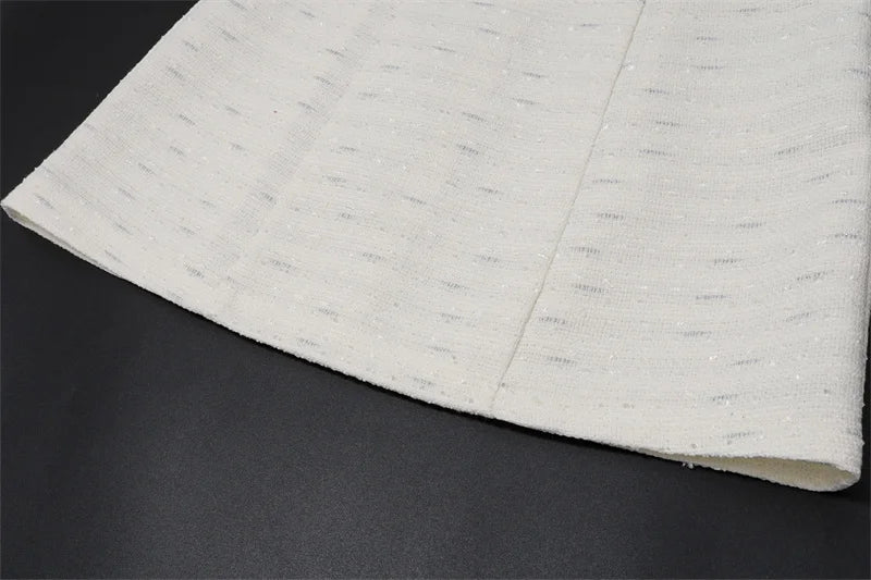 LIZAKOSHT  -  Autumn Elegant Solid Sleeveless Mini Dress Women Fashion Sexy Slim O Neck Patchwork Robe Club Party Dress Streetwear