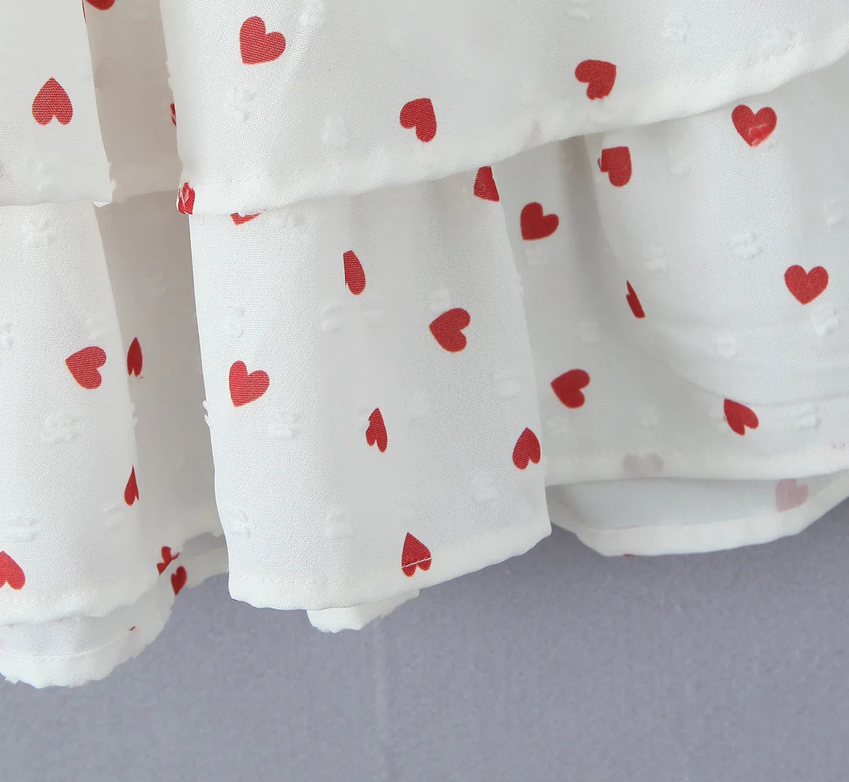 LIZAKOSHT  -  Summer French Sweet Wind Strap Waist Thin Cake Layer Bubble Sleeve Dress