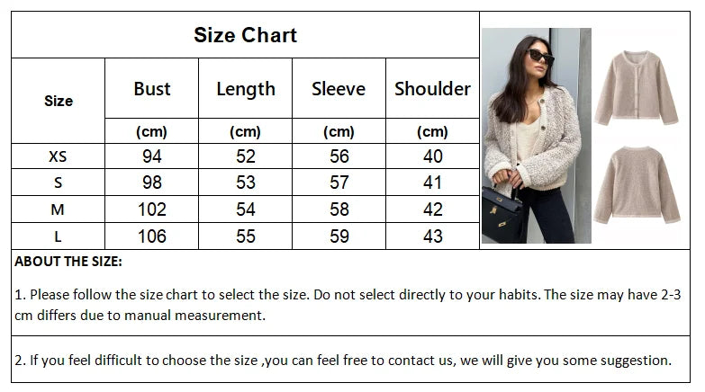 LIZAKOSHT  -  Faux Lambwool Coats Women Autumn Fashion Short Jacket Female Elegant Chic Single Breasted Outerwear Lady High Street Solid Coat