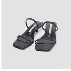 LIZAKOSHT  -  Simple versatile one-piece comfortable outdoor cool mop new style with sloping female head sexy temperament high heels