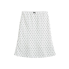 LIZAKOSHT  -  Elegant High-waisted Slimming Contrasting Half-skirt for Women with Bow Accents and A Draping Mid-length Dress