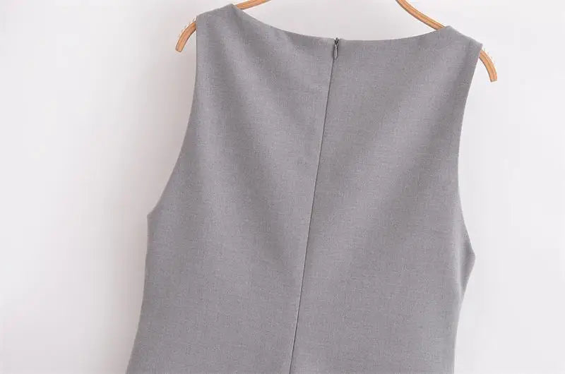 LIZAKOSHT  -  Dresses Women's Summer 2025 New Elegant Slim Fashion Patchwork Mini Holiday Dress Street Joker Youth Chic Dress