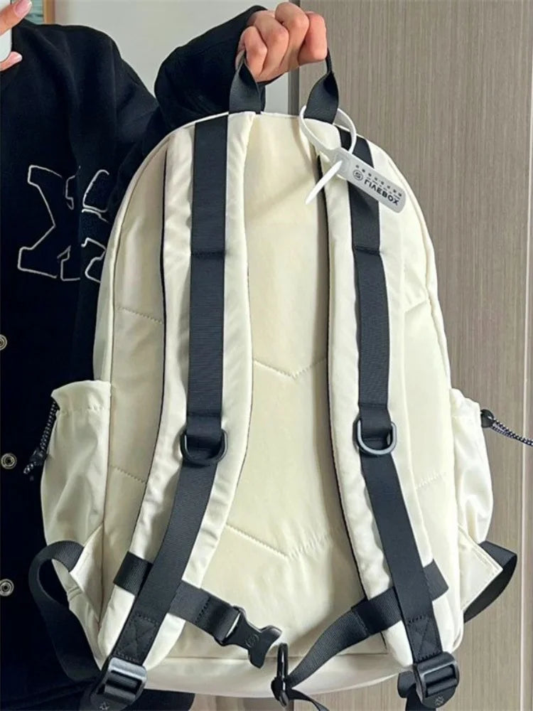 LIZAKOSHT  -  Korean Brief Fashion Sports Backpack Hiking Big Capacity Handbag School Travel Backpack