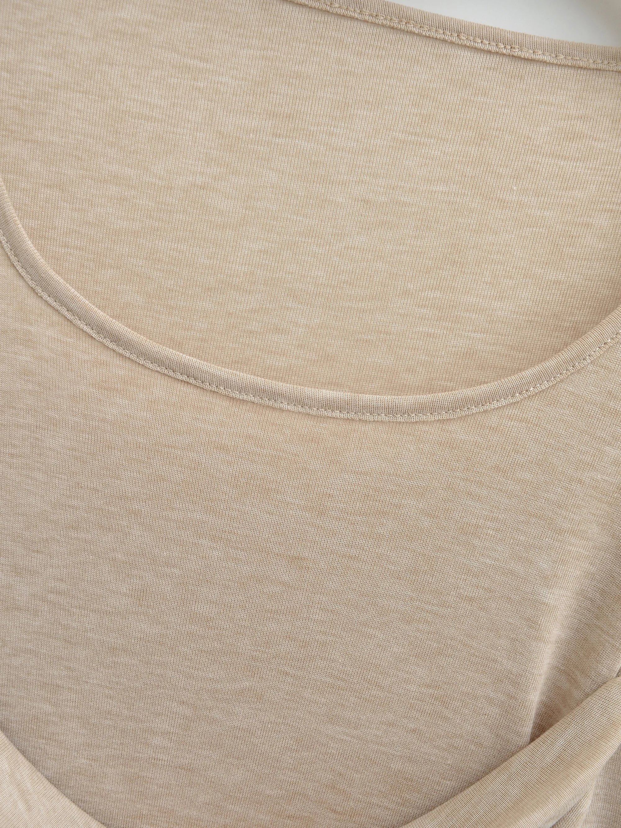LIZAKOSHT  -  3 color Spring Removable High Collar Long Sleeve T Shirt Women Spliced Ruched Chest Stretch T-shirt Skinny Top Apricot White
