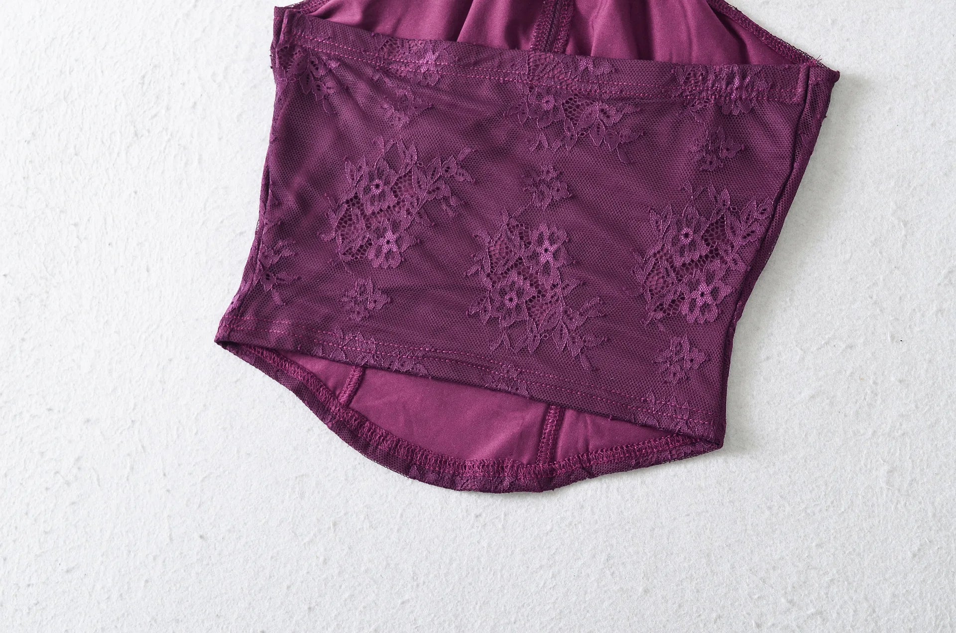 LIZAKOSHT  -  Hollow Tie Up Halter Printed Neck Solid Color Corset Top Summer 2025 Fashion Lace Streetwear Woman Elegant Sexy Tank Tops