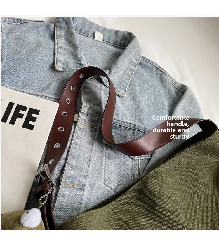 LIZAKOSHT  -  Casual Versatile oulder Bag for College Girls 8-20 Years Old Crossbody Commuter Bag Magnetic Bule Closure Large Size