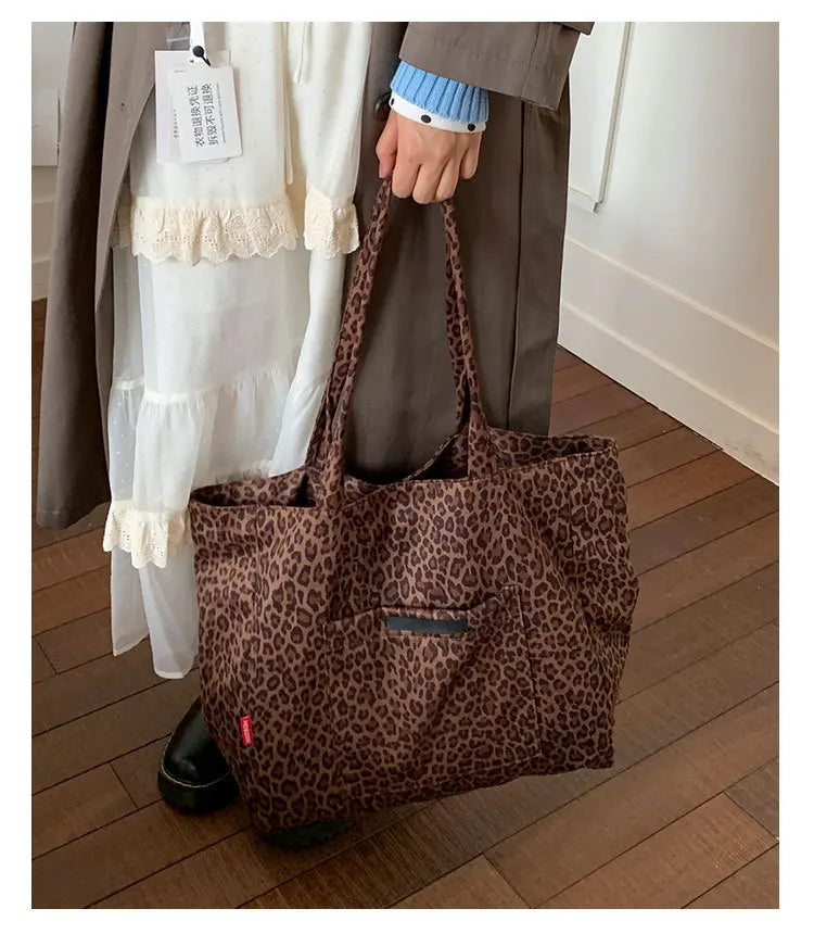 LIZAKOSHT  -  Retro Maillard Shoulder Bag Women Large Capacity Simple Tote Bag Winter Fashion Comfortable and Versatile Texture Storage Bags