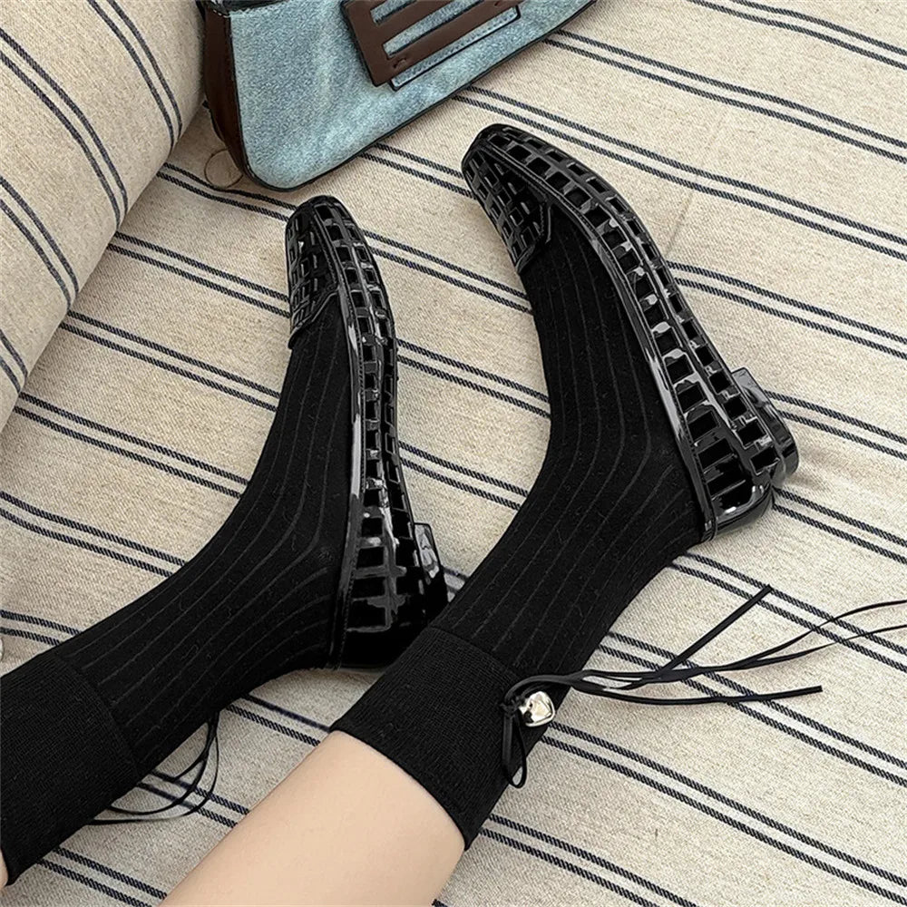 LIZAKOSHT  -  Brand New Summer Soft Fishnet Flat Sandals Women Summer Comfy Walk Hollow Out Women Flats Daily Wear Jelly Shoes Loafers