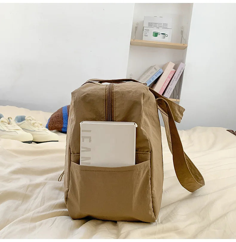 LIZAKOSHT  -  New Cute Shoulder Bag for Girls Simple Design Student Handle Bag  Bag for Textured Casual and Simple DesignTravel Daily Commute