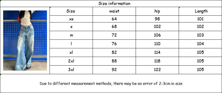 LIZAKOSHT  -  Simple Washed Blue High Waist Straight Jeans Stylish Street Trend Jeans Harajuku Hip Hop Hot Girl Y2k Jeans Women Clothing