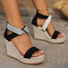 LIZAKOSHT  -  Women High Heels Sandals Women Summer Wedges Platform Fashion Slippers Walking Slides Outdoor Pumps Flip Flops Chaussures Femme