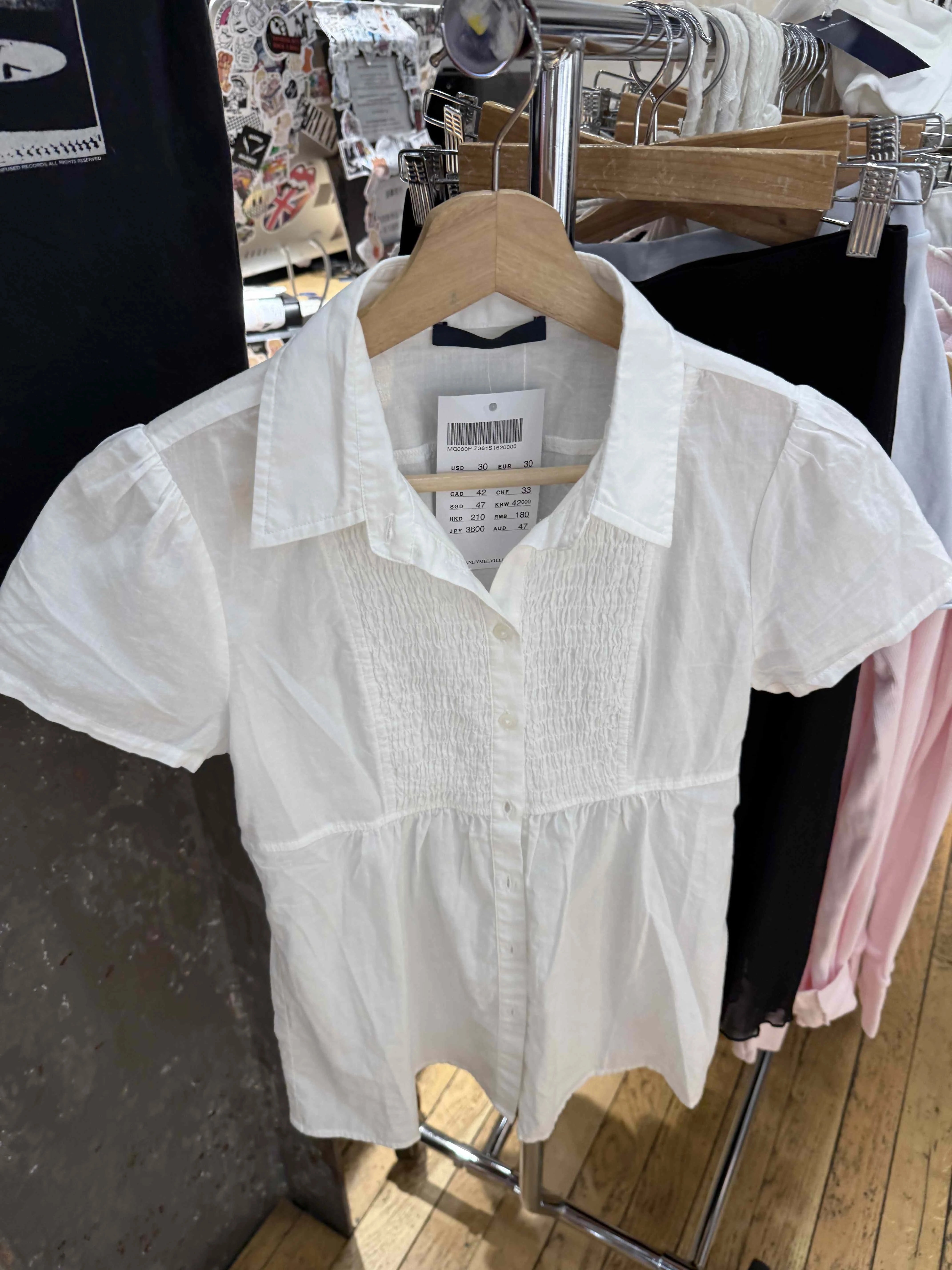 LIZAKOSHT  -  White Folds Patchwork Slim T-shirt Blouse Woman Turn Down Collar Single Breasted Thin Shirt Summer New Sweet Cotton Tee Tops Y2k