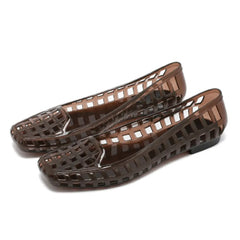 LIZAKOSHT  -  Brand New Summer Soft Fishnet Flat Sandals Women Summer Comfy Walk Hollow Out Women Flats Daily Wear Jelly Shoes Loafers