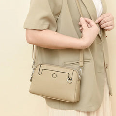 LIZAKOSHT  -  Luxury women Shoulder Crossbody Bag small PU leather Ladies Messenger bag Handbag Multi-layer Cell phone wallet bolsos