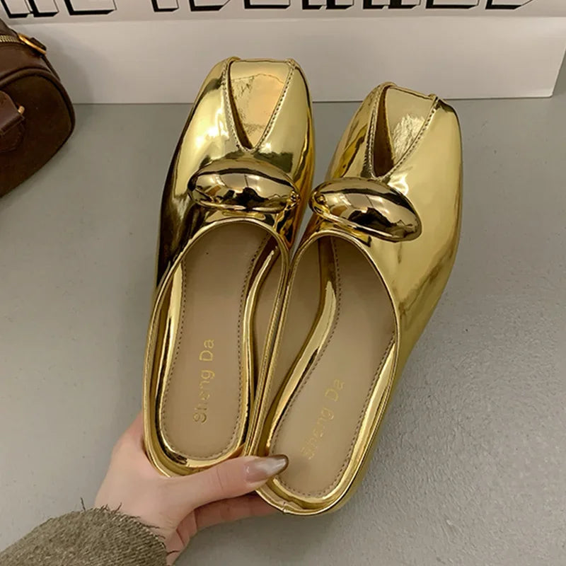 LIZAKOSHT  -  Summer Women Flats Slippers Classic Casual Mules Shoes Designer Fashion Sandals 2025 Brand Slides Walking Home Mujer Zapatillas