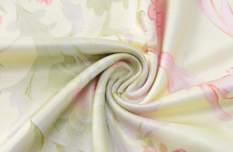 LIZAKOSHT  -  Sexy Slim Elegant Fit Floral Print Wrap Chest Dress Fashionable Elegant Tight Bodycon Warp Hip Dress Quality Women's Clothing