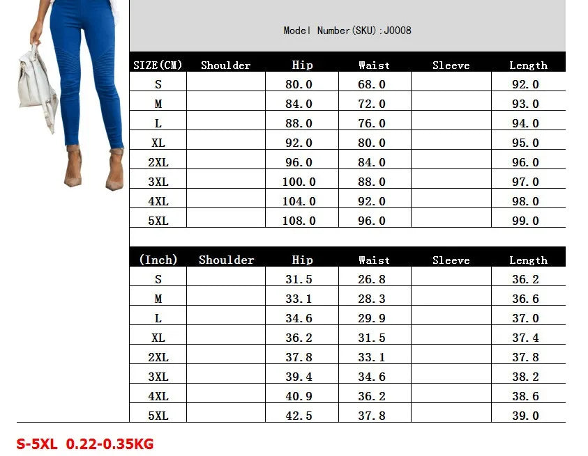 LIZAKOSHT  -  Slim Fit High Waist Elastic Leggings Pencil Pants Straight Leg Long Trousers Casual High Waist Pants for Women