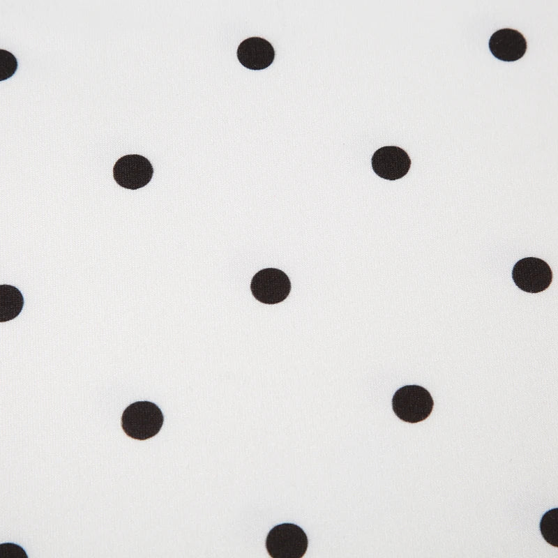 LIZAKOSHT  -  Lace Polka Dot Spaghetti Strap Dresses Sexy Hot Sweet Sleeveless Cloth Y2K Aesthetic Korean Fashion Women Outfits