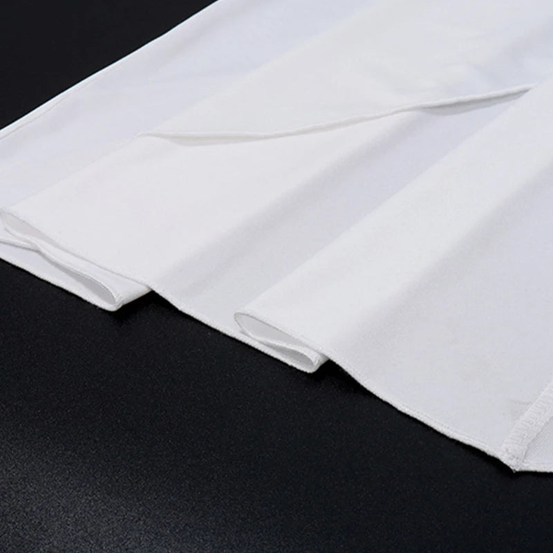 LIZAKOSHT  -  Ruched Long Skirt Women y2k Clothes Solid Color Ruched Waist Side Split Skirt Skirt Summer Party Skirts Streetwear