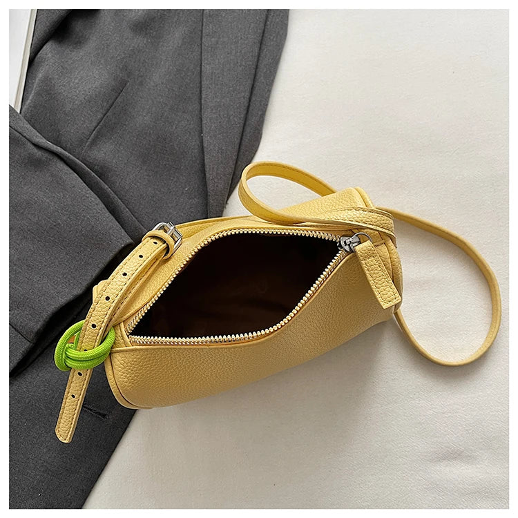 LIZAKOSHT  -  Casual Pillow aped Crossbody Bag for Women Summer 2025 Trend Soft PU Leather Small Size Multifunctional Korean Sle Bag