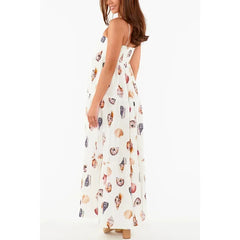 LIZAKOSHT  -  Women's Fashionable Spring/summer New Camisole Printed Layered Dress Loose Holiday Women's Dress