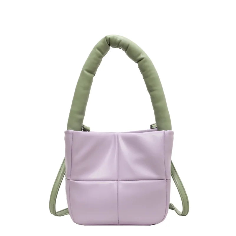 LIZAKOSHT  -  Vintage Padded Tote Handbags Purses Women  Shouler Crossbody Bags New Ladies Quilted Messenger Bags Brand Designer