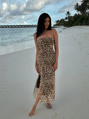 LIZAKOSHT  -  Strapl Onepiece Side Slit Dr Bridesmaid Dr Evening Par Gown mid Waist One oulder Sle No Sve Ele Women