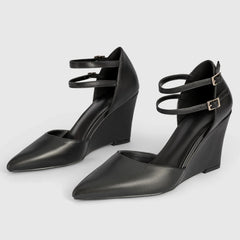 LIZAKOSHT  -  Wedges Pumps Stiletto Sandals Women Shallow Mary Jane Shoe Brand Designer Shoes Pointed Elegant High Heels Mule Shoes Ladies