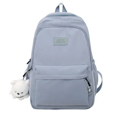 LIZAKOSHT  -  Female Fashion High Capacity Waterproof College Backpack Trendy Women Laptop School Bags Cute Girl Travel Book Bag Package Pack