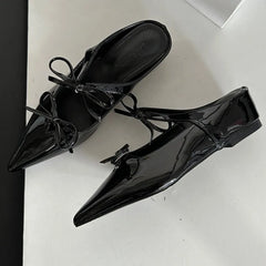 LIZAKOSHT  -  Fashion Mule Shoes Women Slippers Flat Heel Slides Casual Flip Flops Wedges Heels Sandal 2024 Brand Ankle Strap Mary Janes Mujer