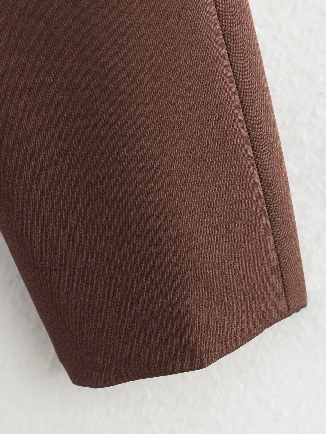 LIZAKOSHT  -  Fashion Balloon Version Women Coat 2025 Spring O-Neck Chic Single-breasted Jacket Outerwear Lady Long Sleeve Brown Coats