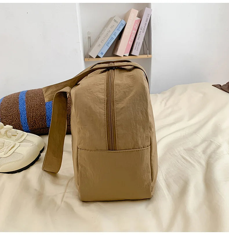 LIZAKOSHT  -  New Cute Shoulder Bag for Girls Simple Design Student Handle Bag  Bag for Textured Casual and Simple DesignTravel Daily Commute
