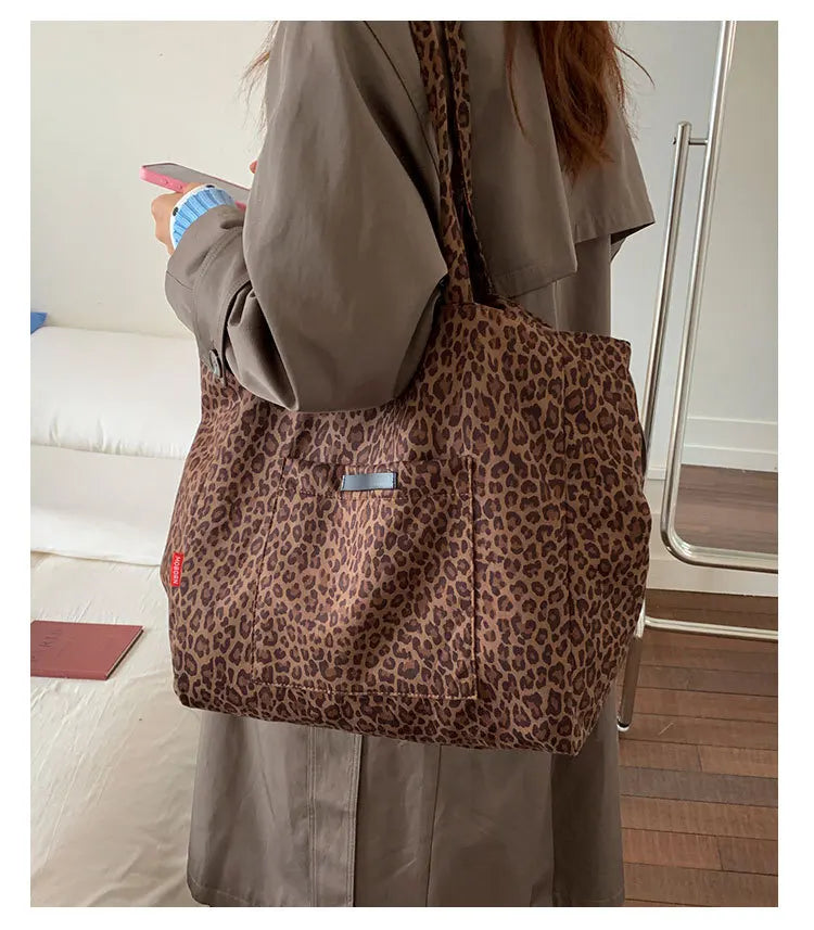 LIZAKOSHT  -  Retro Maillard Shoulder Bag Women Large Capacity Simple Tote Bag Winter Fashion Comfortable and Versatile Texture Storage Bags