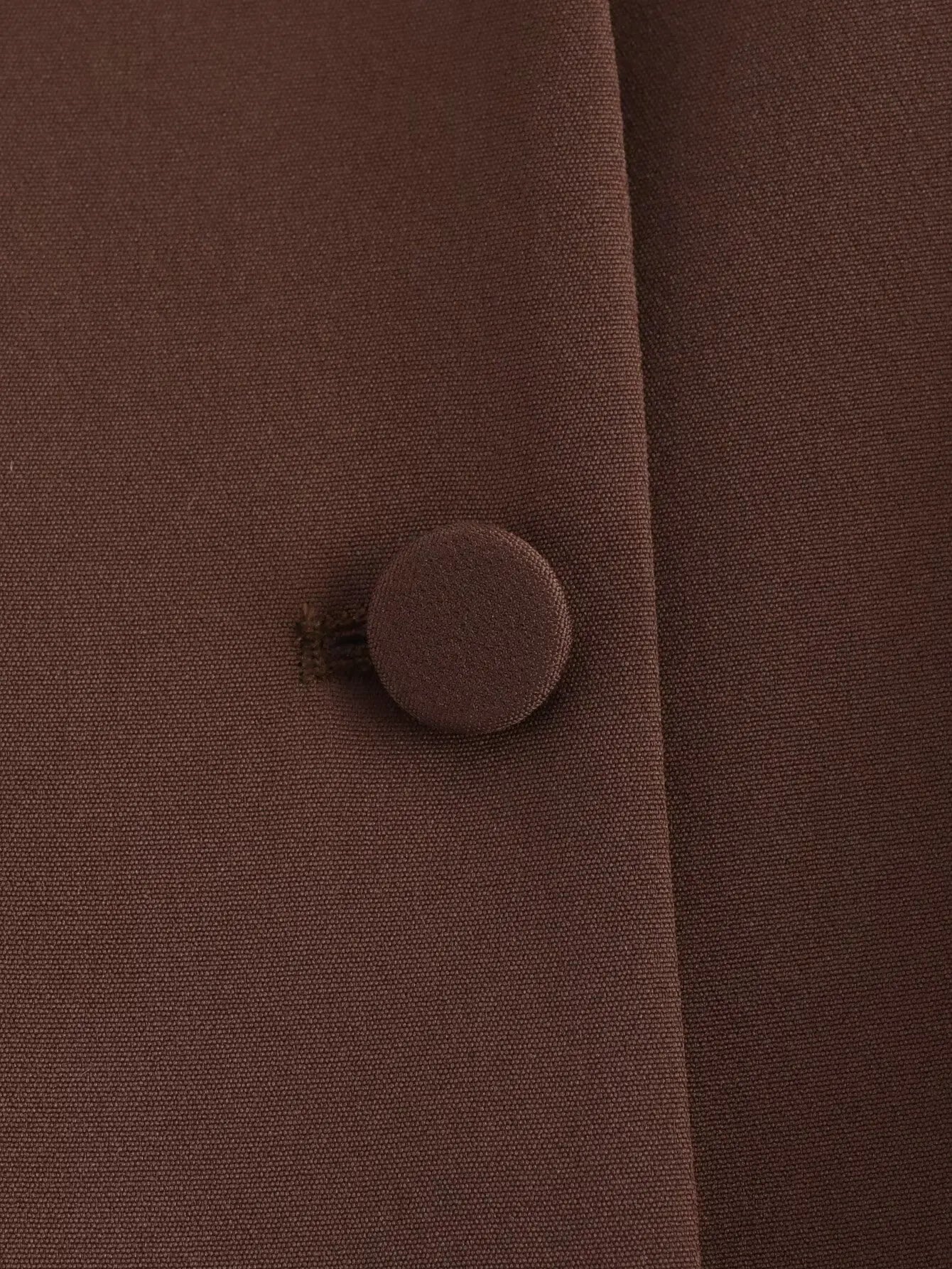 LIZAKOSHT  -  Fashion Balloon Version Women Coat 2025 Spring O-Neck Chic Single-breasted Jacket Outerwear Lady Long Sleeve Brown Coats