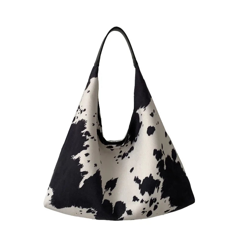 LIZAKOSHT  -  Fashion Cow Print Shoulder Bag Large Capacity High Quality Tote Bag Daily Commute Women Handbag Guangzhou High Quality Bag