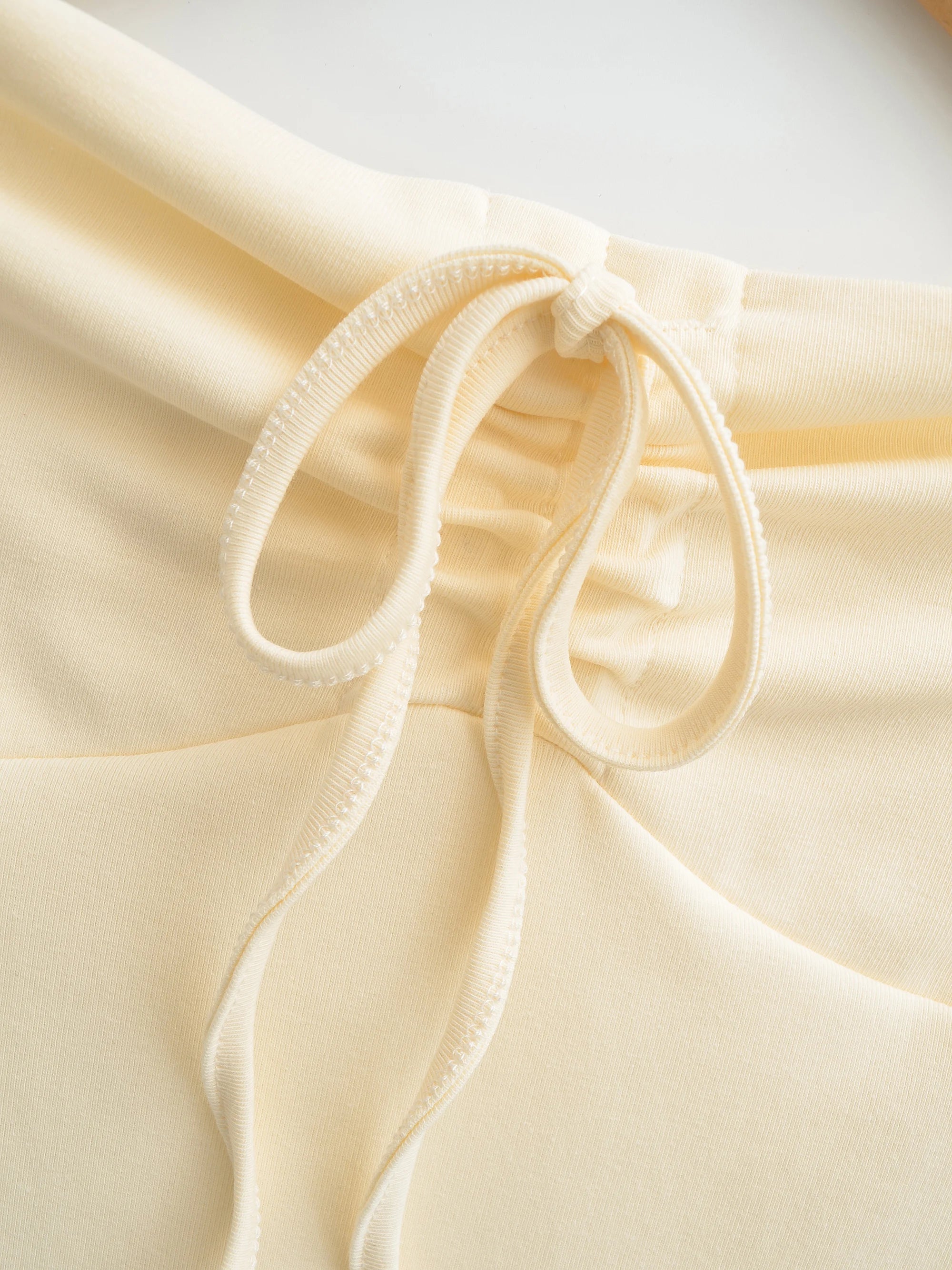 LIZAKOSHT  -  6 colors Summer Sexy Bow Lacing up Drawstring Collar Strapless Camis Women Elastic Back Tank Top Camisoles Skinny Vest Tee Gray