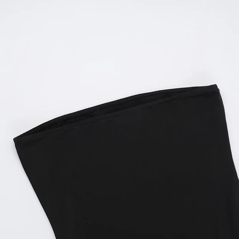 LIZAKOSHT  -  Casual Sparkle Off-shoulder Sexy Maxi Dress New Women's Strapless Sleeveless Backless Bodycon Sequins Party Long Dresses