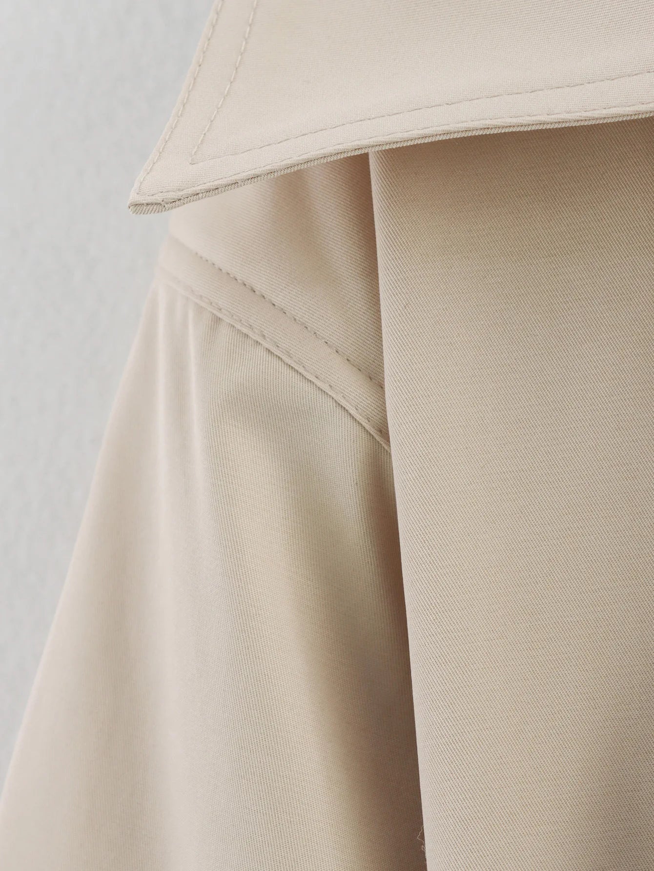 LIZAKOSHT  -  Fashion Simple Cropped Windbreaker Jackets Women New Spring Belt Long Sleeve Double Breasted Coats Solid Casual Short Coats