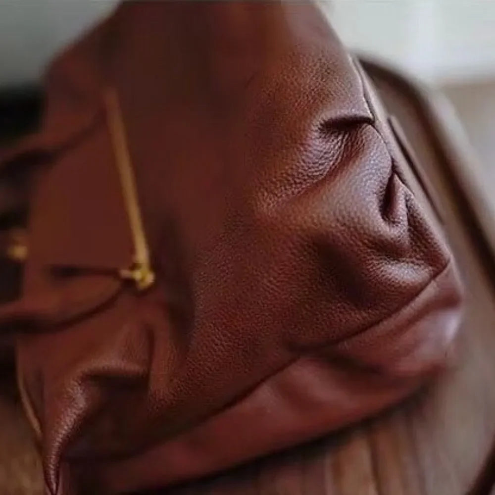 LIZAKOSHT  -  High Quality Soft Leather Handbag Large Capacity Versatile Crossbody Bag Casual Tote Bag Women Commute Daily Purses and Handbags