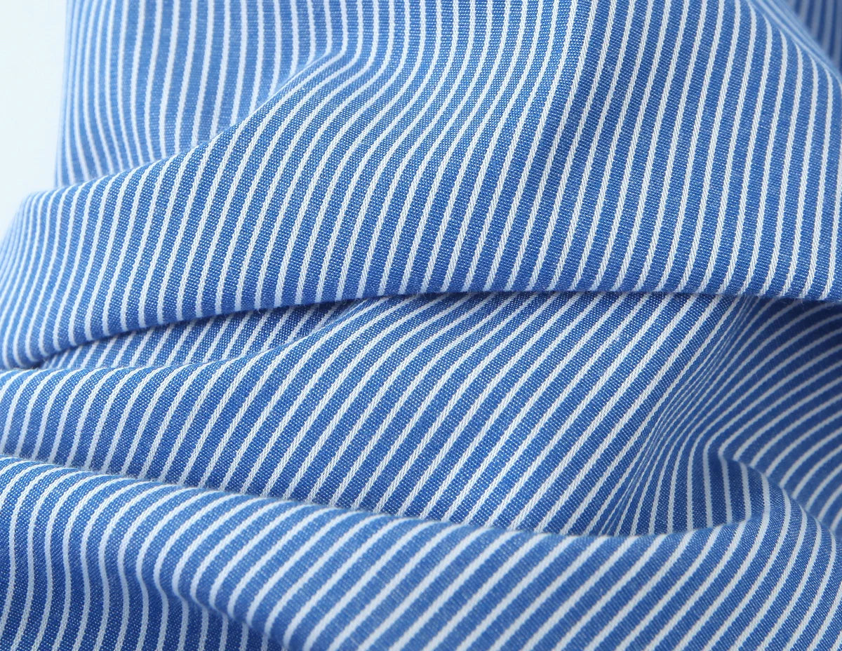 LIZAKOSHT  -  CHIC Blue White Stripes Cotton Wide leg Pants Women Elastic Waist Loose Casual Floor Length Trousers Pants Pink